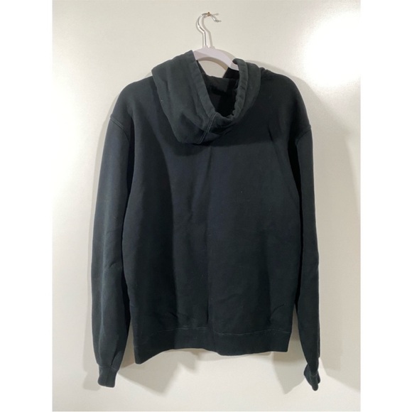 Girrlscout Valentine's I’m Tired But I’m Here with Red Heart Black Hoodie Medium - Picture 2 of 8